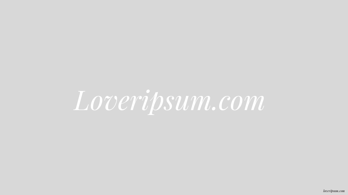 loveripsum